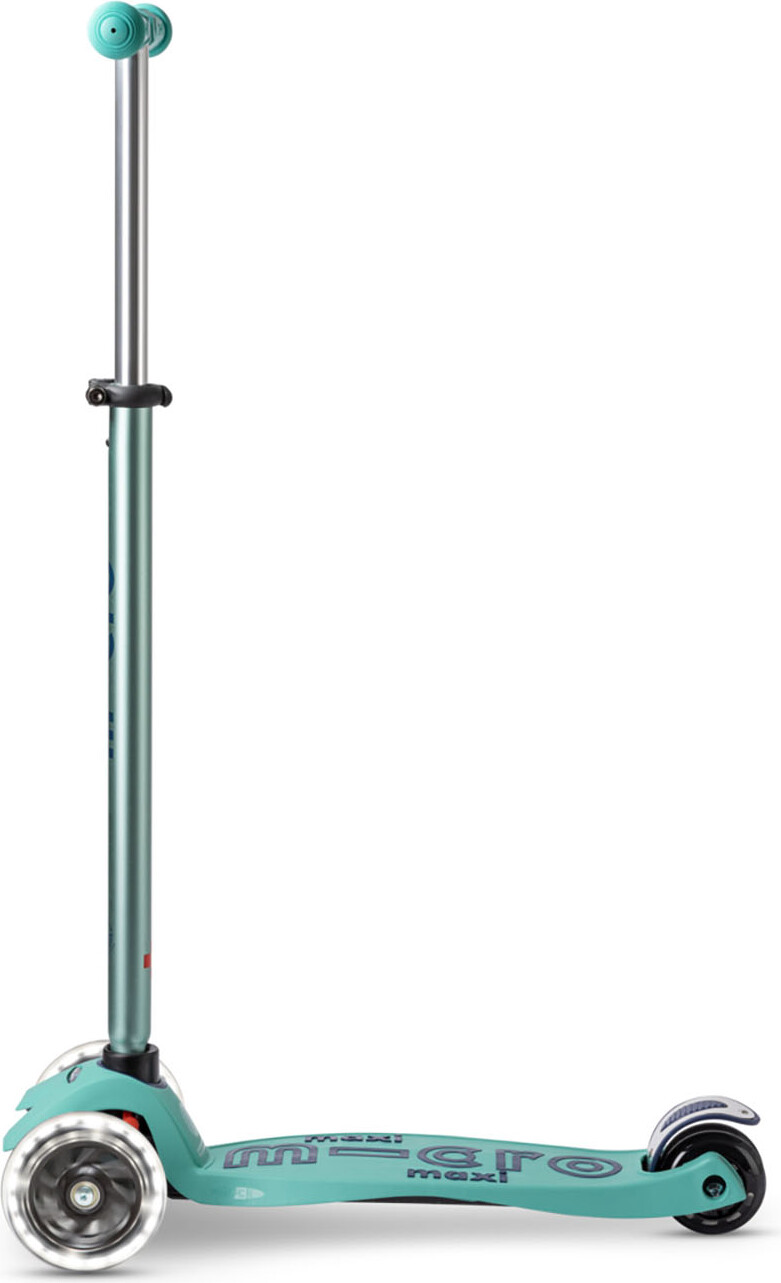 Micro - Maxi Deluxe Eco Led - Mint - Trehjulet Løbehjul