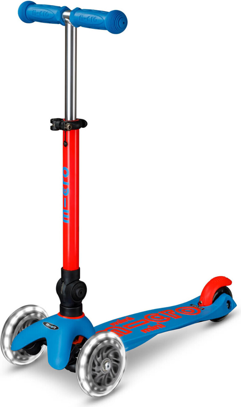 Micro - Mini Deluxe Foldbar Led - Neon Flashing Red