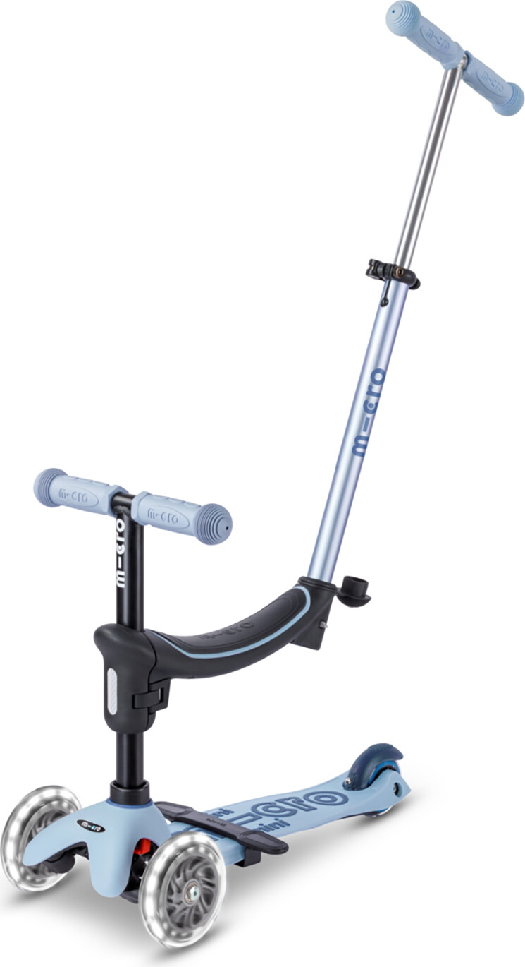 Micro Løbehjul - Mini2grow Deluxe Magic LED 2.0 - Ocean Slate
