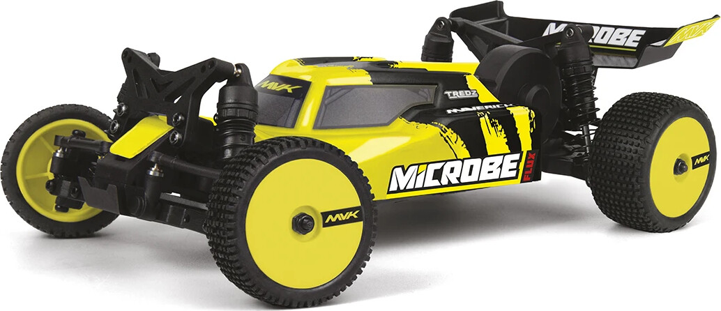 Maverick Rc - Microbe Flux Buggy Bil - Gul - 1:24 - Mv150871