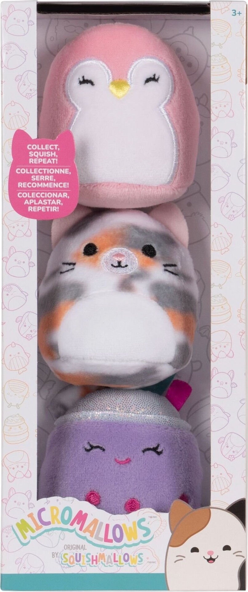 Micromallows - 6 Cm Plush 3 Pack S3 - Piper, Niamh, Tahoe (2610200)
