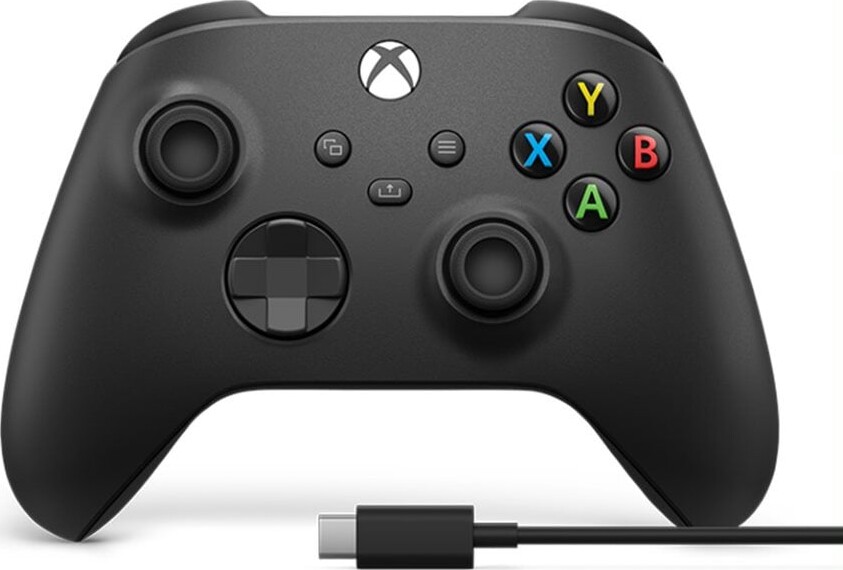 Se Xbox Series X - Trådløs Controller Og Usb-c Kabel - Sort hos Gucca.dk