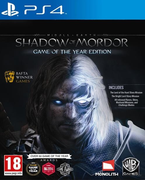 Middle-earth: Shadow Of Mordor - Game Of The Year Edition - PS4
