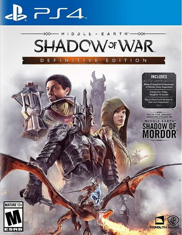 Middle-earth: Shadow Of War Definitive Edition (import ) - PS4