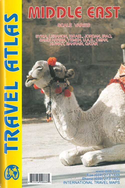 Middle East Travel Atlas - Itmb - English Book