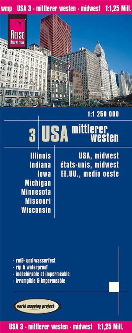 Midwest Usa - Reise Know-how - English book