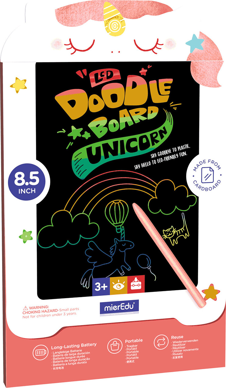 Mieredu - Magiske Farver Tegnetavle - Enhjørning