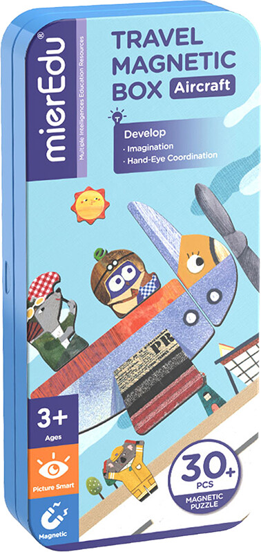 Mieredu - Magnetisk Rejsesæt - Flyvemaskiner