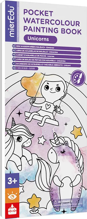 Mieredu - Vandfarve Malehæfte - Enhørninge - Bog