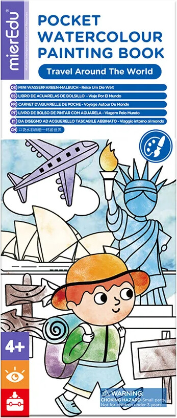 Mieredu - Vandfarve Malehæfte - Globetrotter - Bog