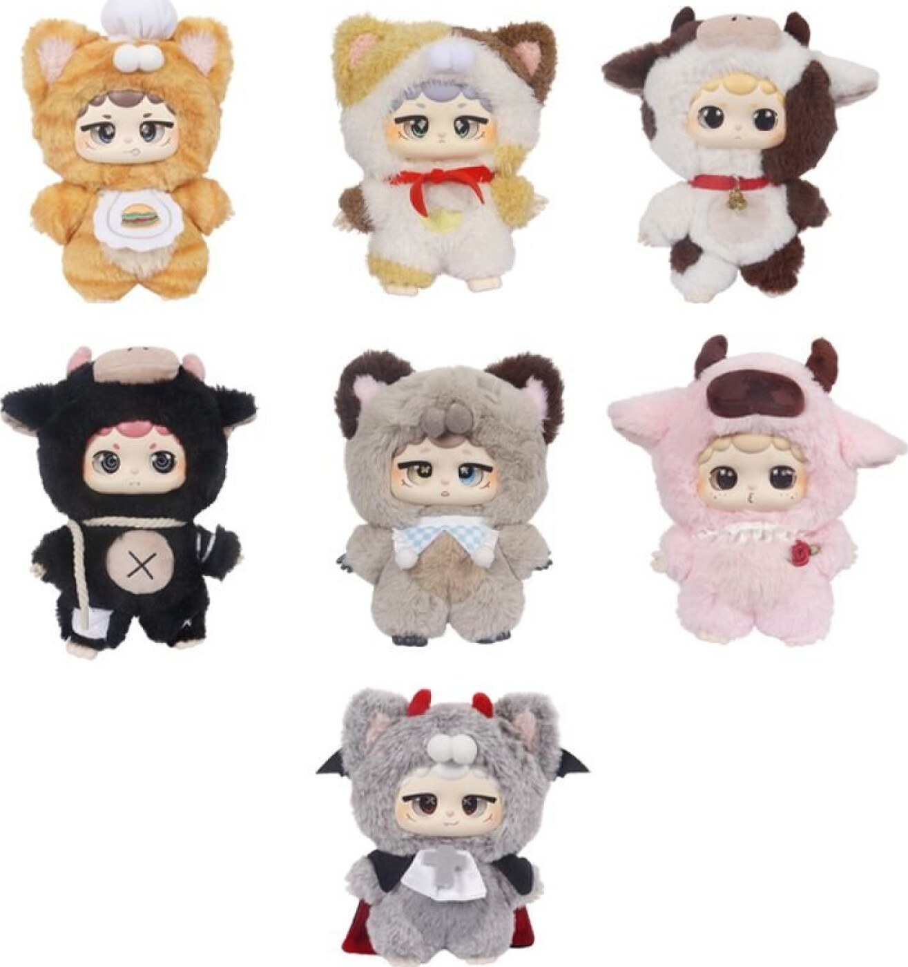 Miiloo - 17 Cm Plushie With Clip Blind Box - Assorteret