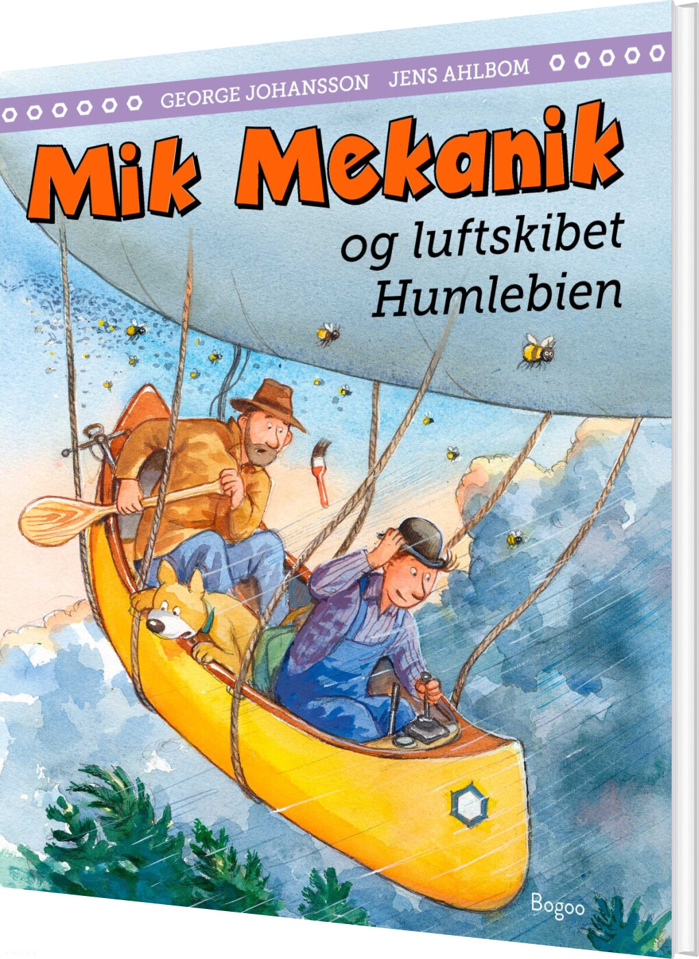 Billede af Mik Mekanik Og Luftskibet Humlebien - George Johansson - Bog hos Gucca.dk