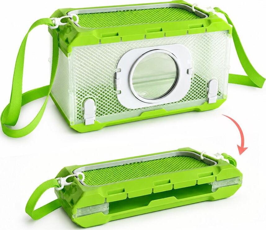 Mikamax - Foldable Insect Cage - 5x Zoom Insektbur Til Børn