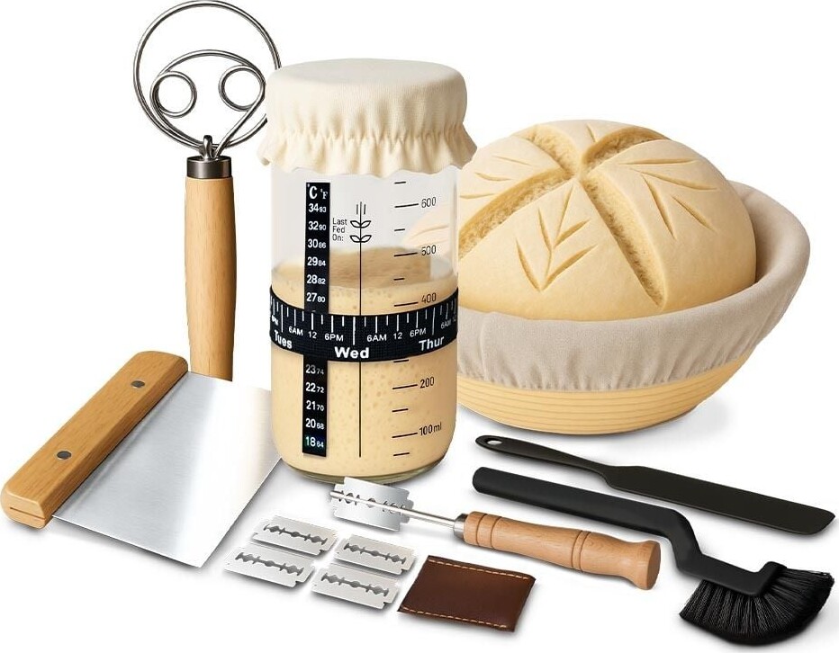 Mikamax - Sourdough Starter Kit - All-in-one Surdej Bagesæt