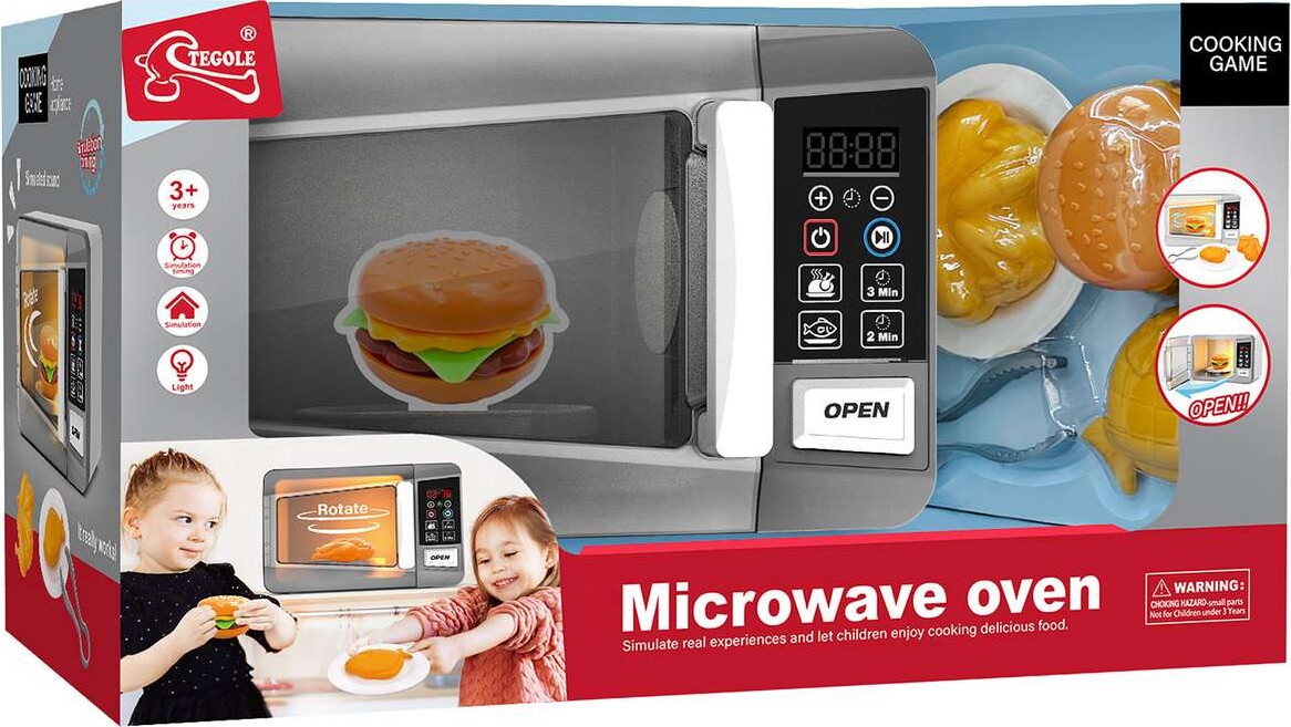 Mikroovn Legetøj - Elektrisk I æske - Tegole