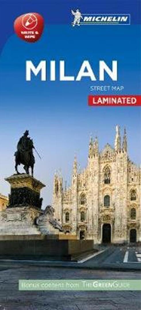 Billede af Milan - Milano Street Map Laminated - Diverse - English Book