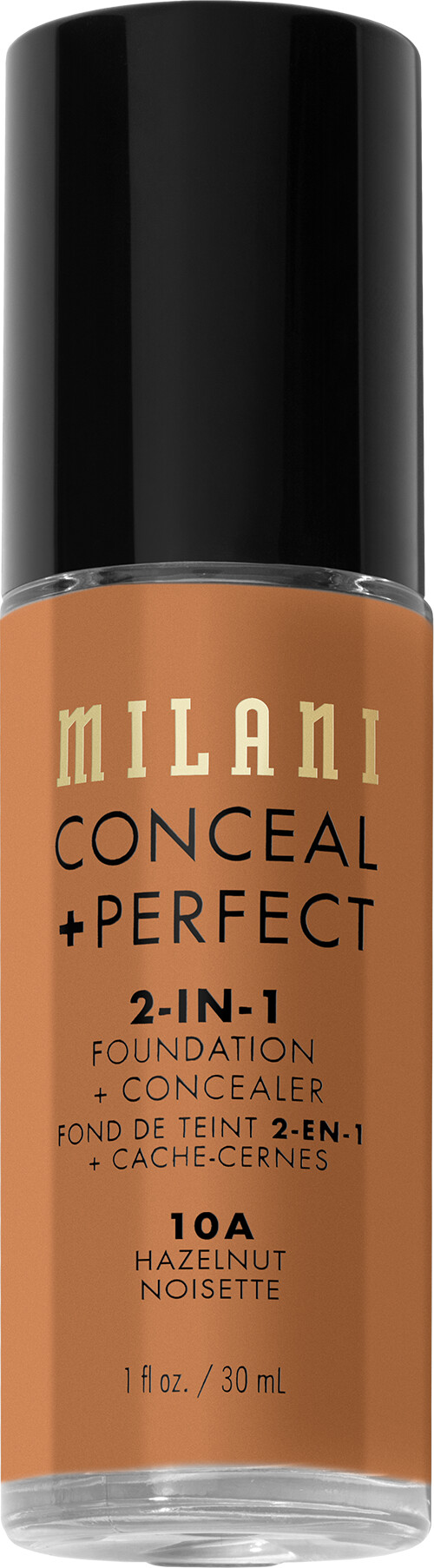 Milani Cosmetics - Conceal + Perfect 2-in-1 Foundation - Hazelnut - 30 Ml