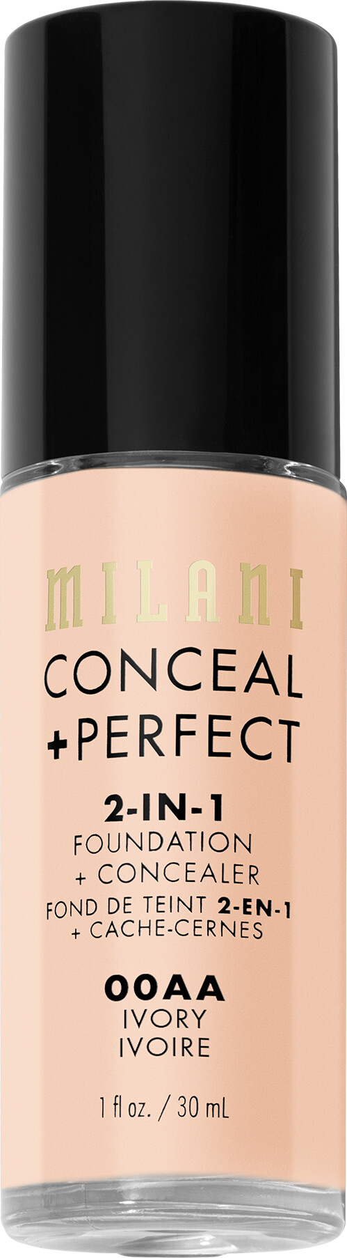 Milani Cosmetics - Conceal + Perfect 2-in-1 Foundation - Ivory - 30ml