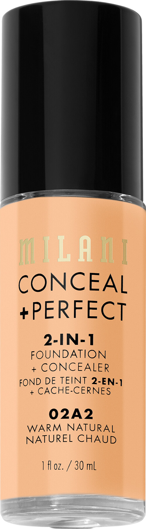 Milani Cosmetics - Conceal + Perfect 2-in-1 Foundation - Warm Natural - 30 Ml