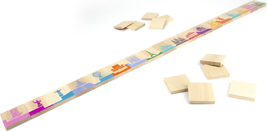 Milaniwood - Træspil - 2-i-1 Spil Verden Rundt