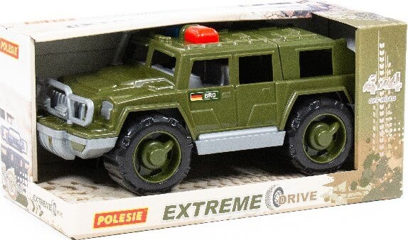 Militær Legetøjsbil - Jeep - Grøn - 32 Cm - Polesie