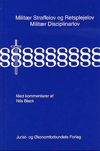 Militær Straffelov Og Retsplejelov - Black N - Bog