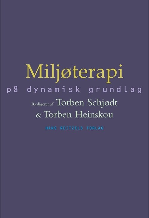 Billede af Miljøterapi - Bent Rosenbaum - Bog