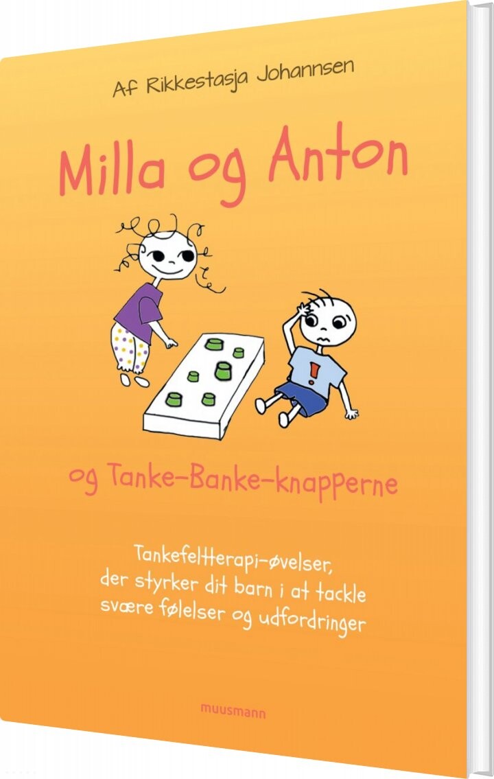 Milla & Anton Og Tankebanke-knapperne - Rikkestasja Solviig Isolde Johannsen - Bog