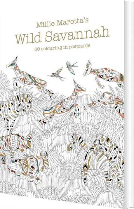 Millie Marotta's Wild Savannah Postcard Book: 30 Colouring In Postcards - Millie Marotta - English Book