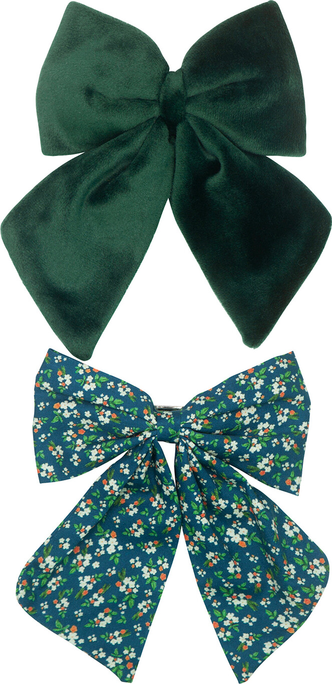 Hårclips Til Børn - Agnes Blågrøn I Skoven - Mimi & Lula - 2 Stk.