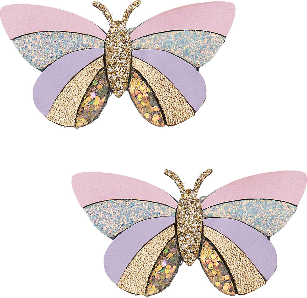 Mimi & Lula - 2 Hårclips - Striped Butterfly Bouquet