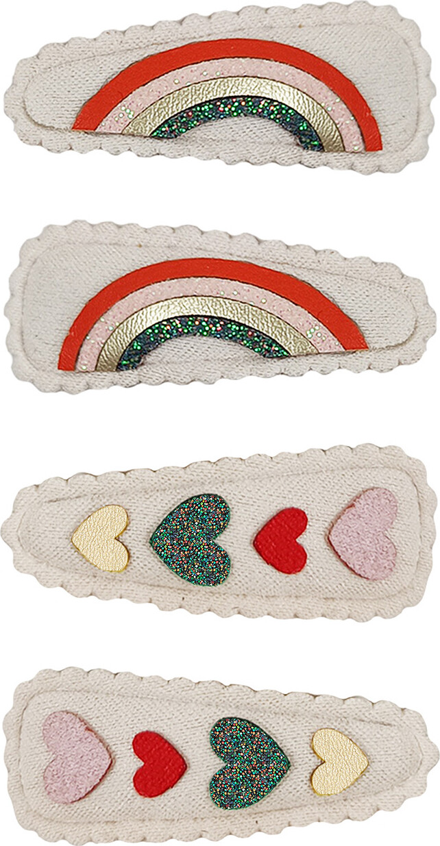 Mimi & Lula Hårspænder - 4-pak - Mabel Heartbeam