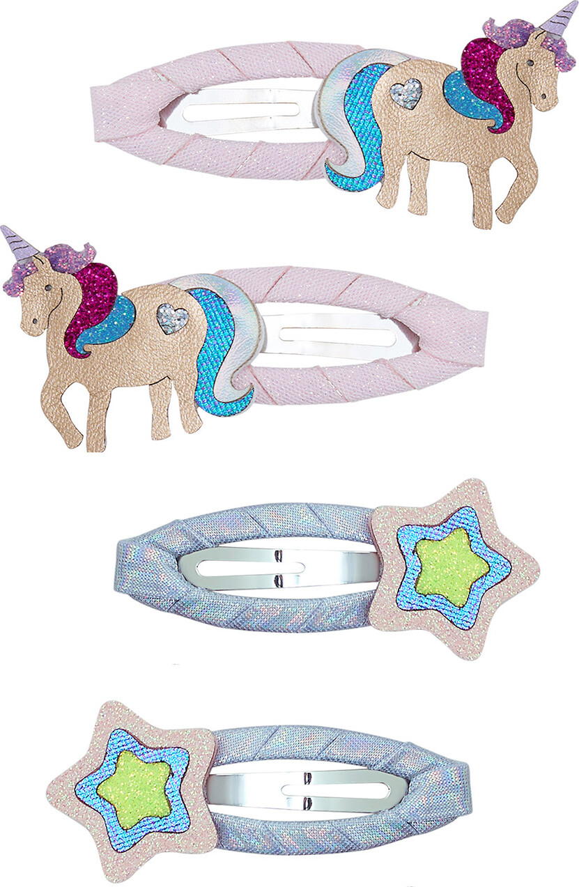 Mimi & Lula - 4 Hårspænder - Magical Unicorn