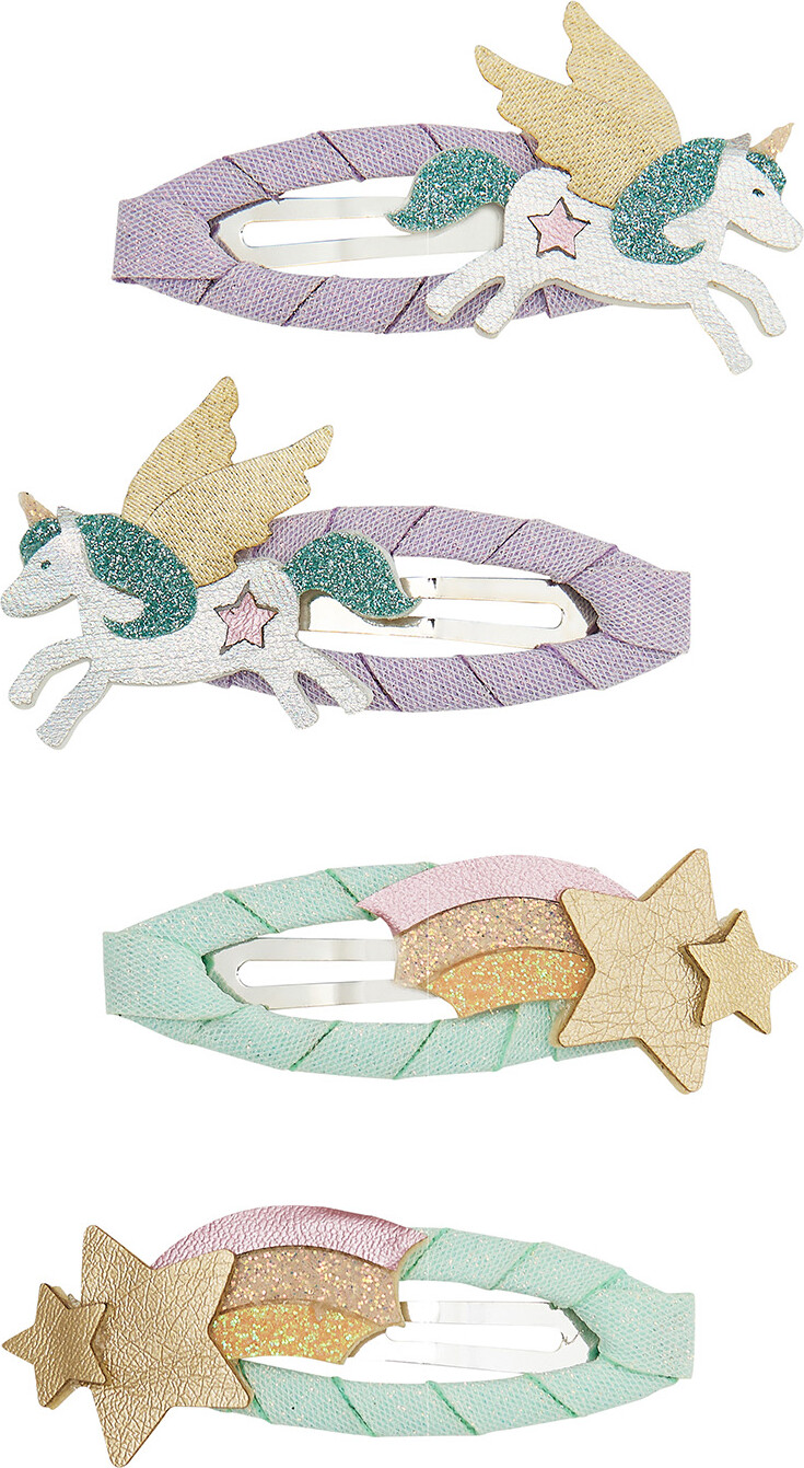 Mimi & Lula Hårspænder - 4-pak - My Little Unicorn