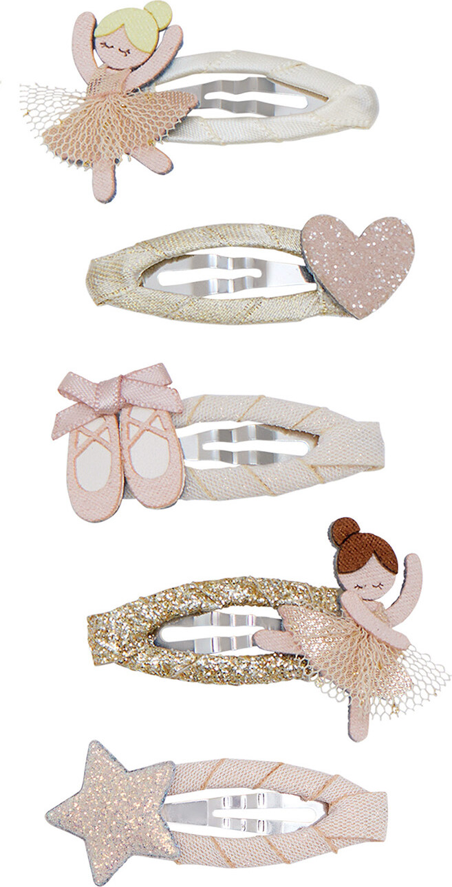 Mimi & Lula - 5 Hårspænder - Mini Ballerina