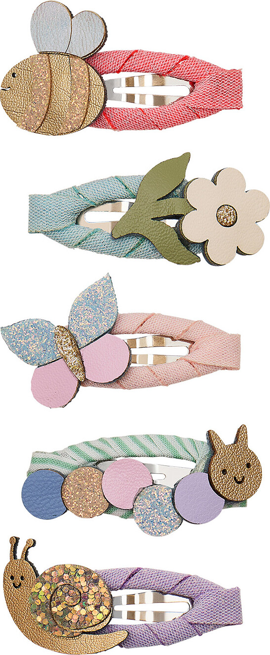 Mimi & Lula - 5 Hårspænder - Mini Beasts Bouquet