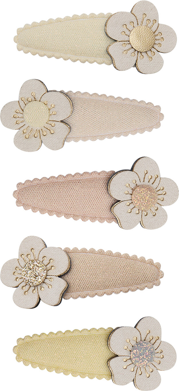 Mimi & Lula Hårspænder - 5-pak - Mini Blossom Peaches and Cream