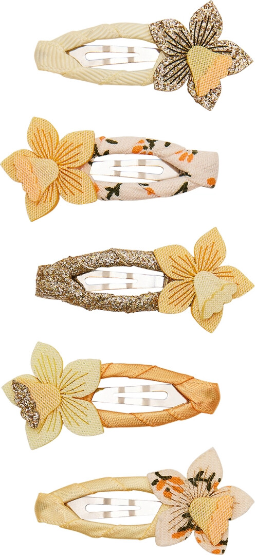 Mimi & Lula Hårspænder - 5-pak - Mini Daffodil Spring on the Far