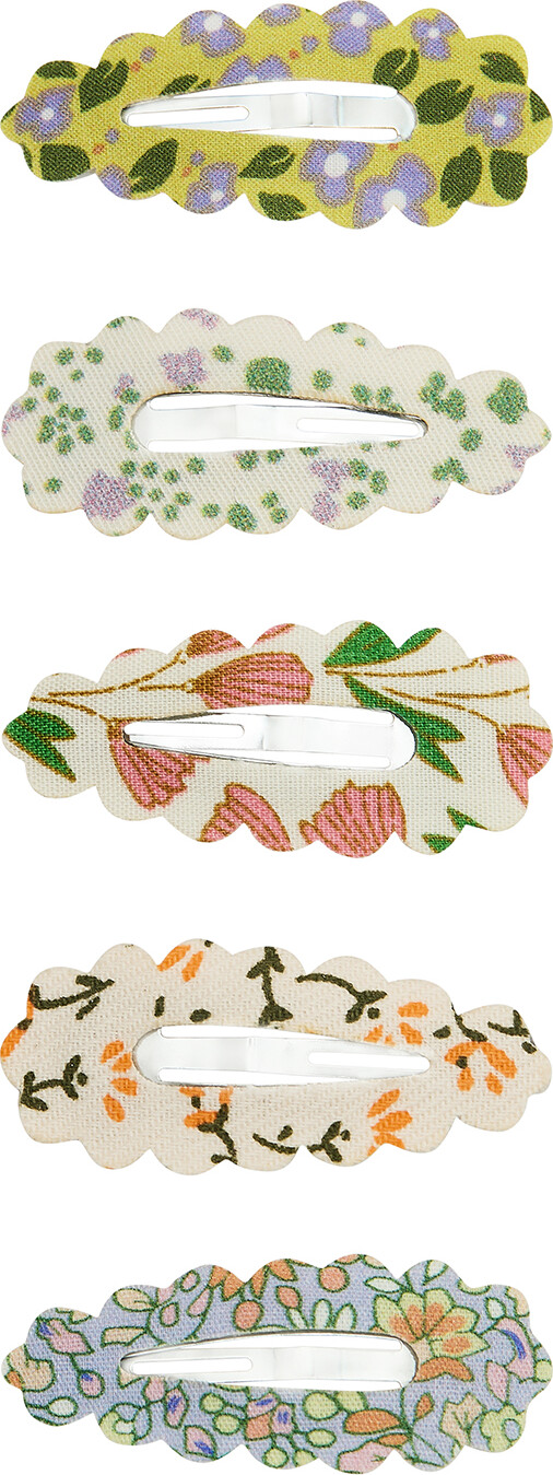 Mimi & Lula Hårspænder - 5-pak - Scalloped Spring on the Farm