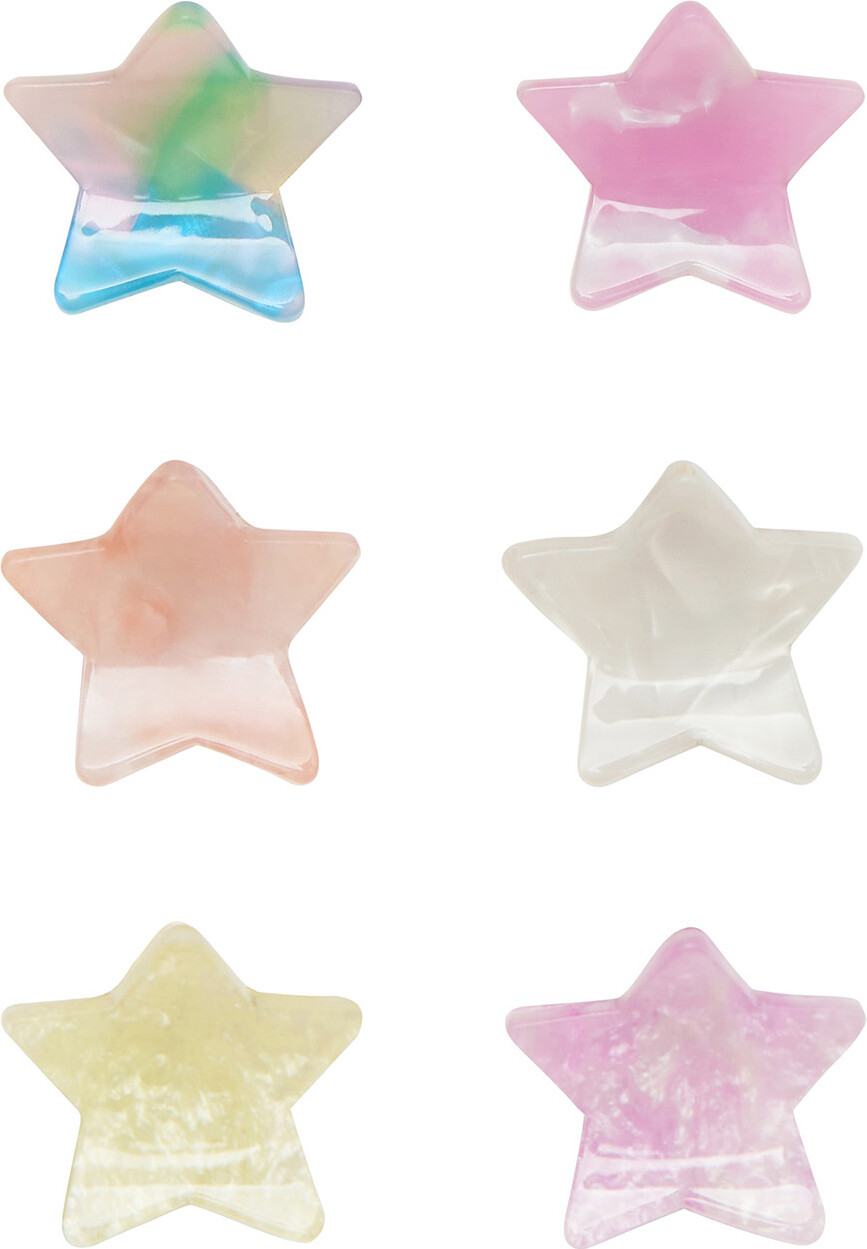 Mimi & Lula - 6 Hårklemmer - Mini Star My Little Unicorn