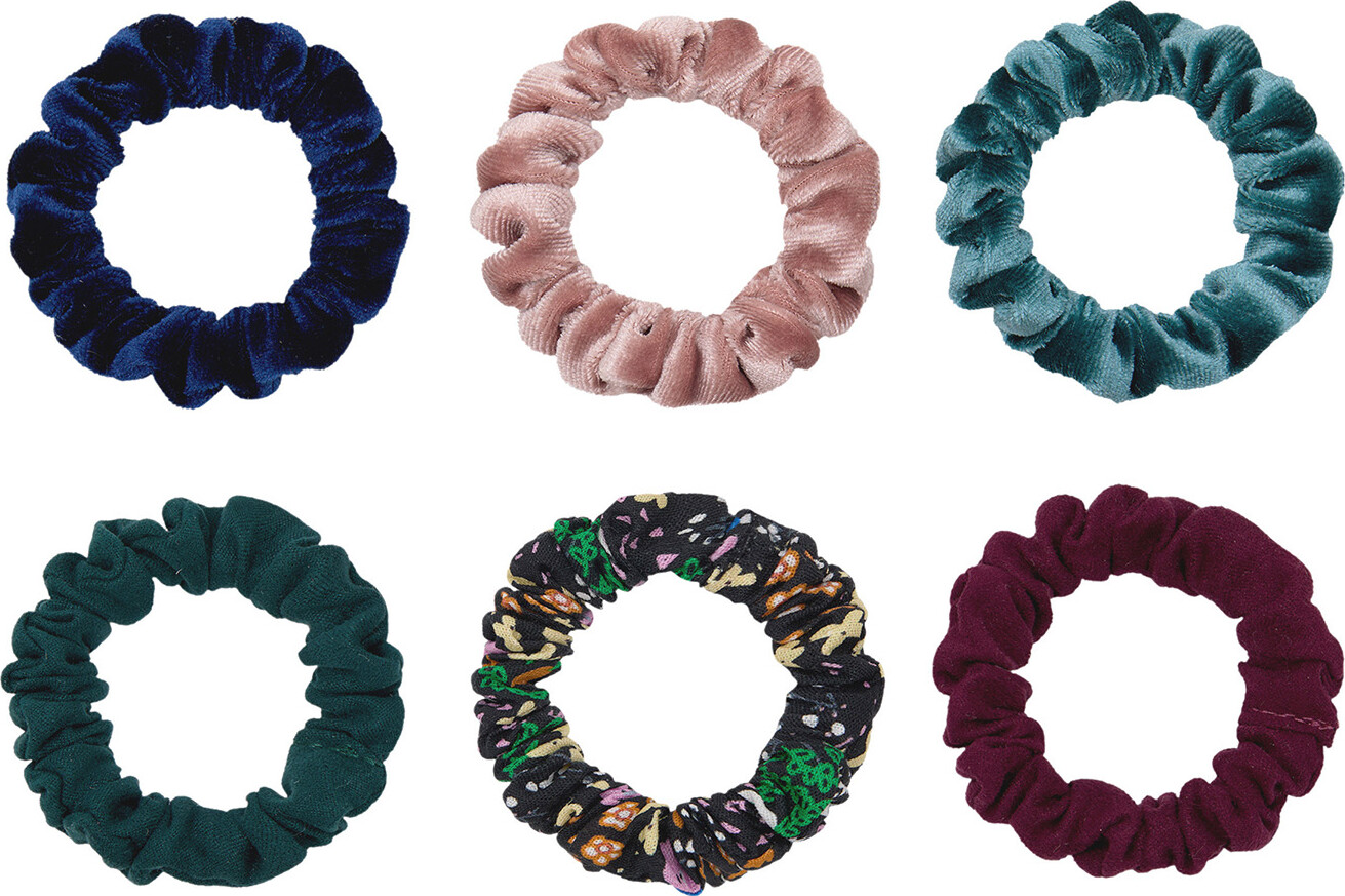 Mimi & Lula - 6 Scrunchies Hårelastikker - Skinny