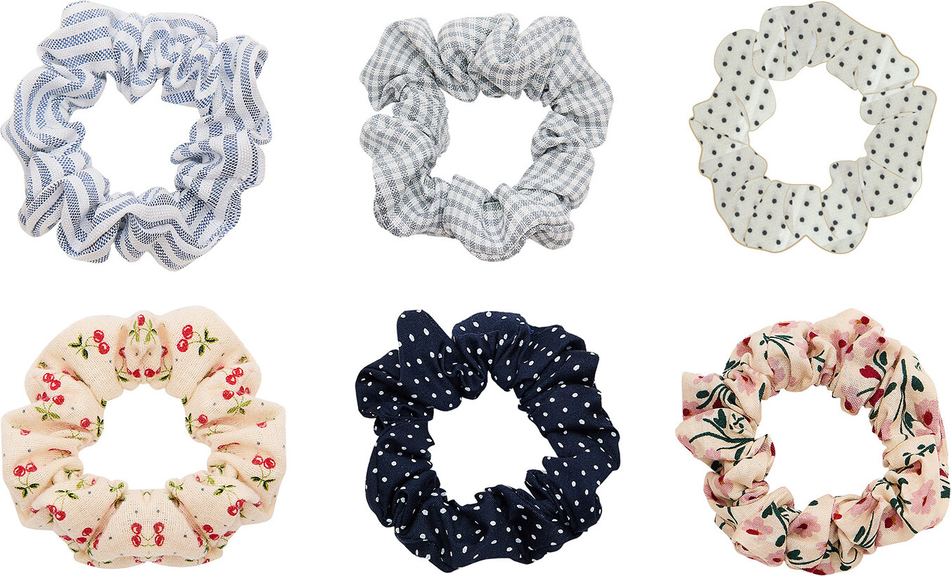 Mimi & Lula - 6 Scrunchies - Mon Cheri