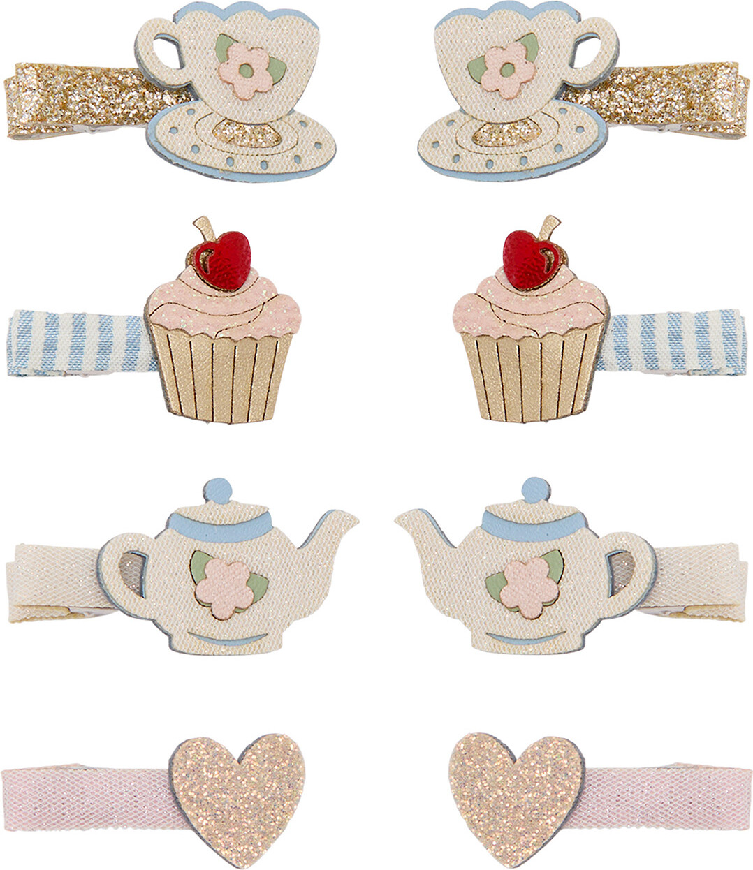 Mimi & Lula - 8 Hårclips - Afternoon Tea