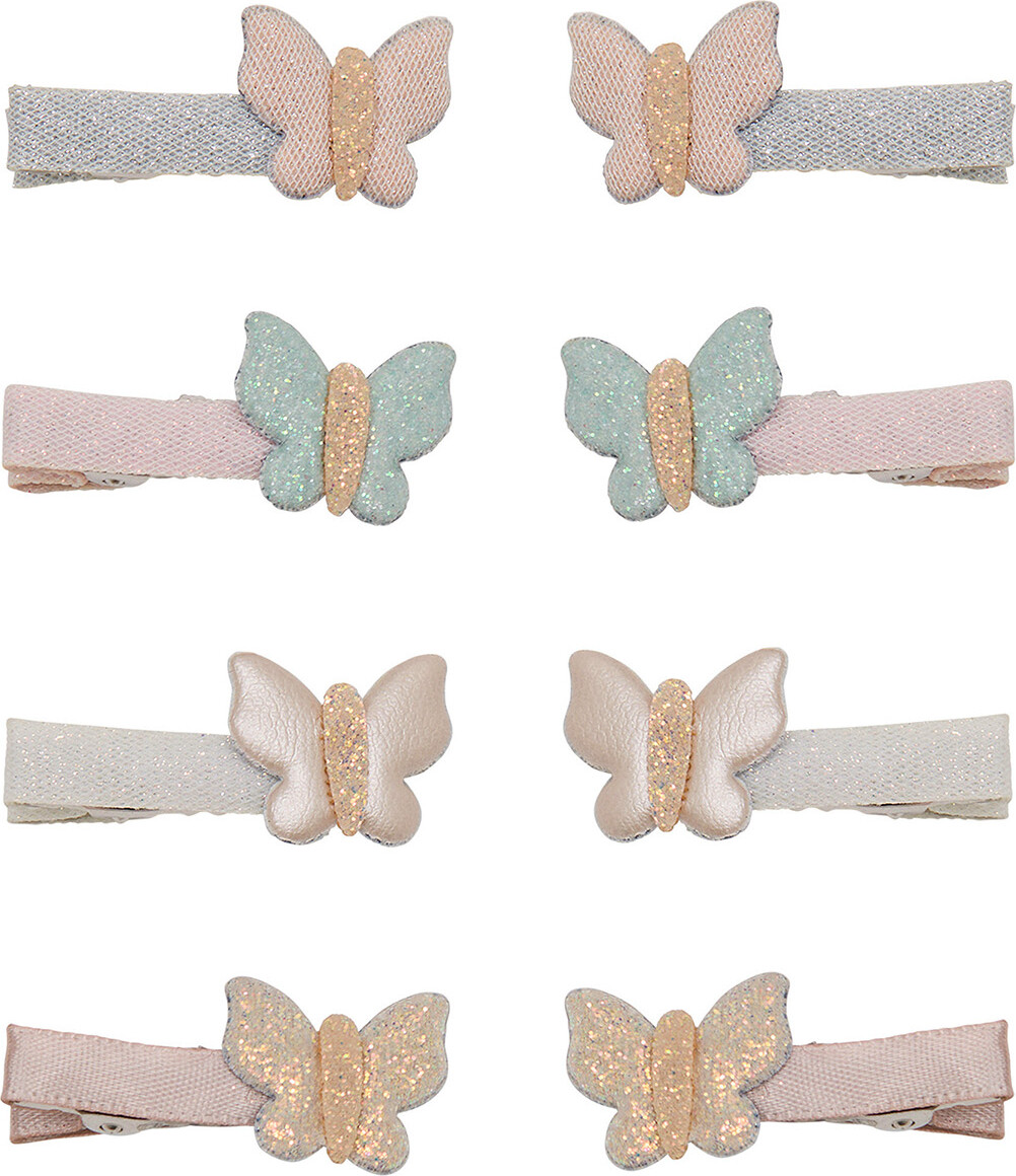 Mimi & Lula - 8 Hårclips - Bella Butterfly