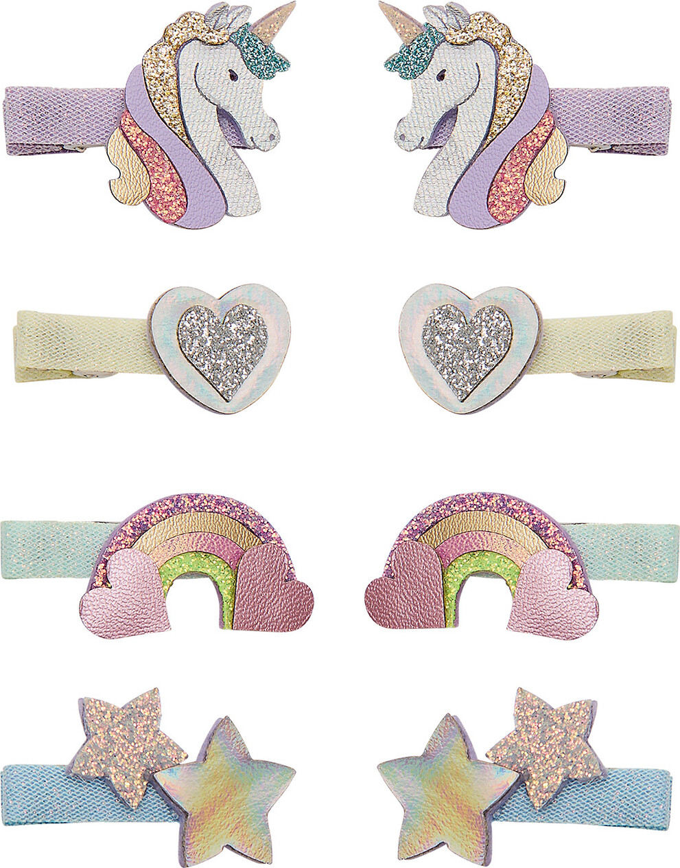 Mimi & Lula Hårspænder - 8-pak - Mini Dreamy My Little Unicorn