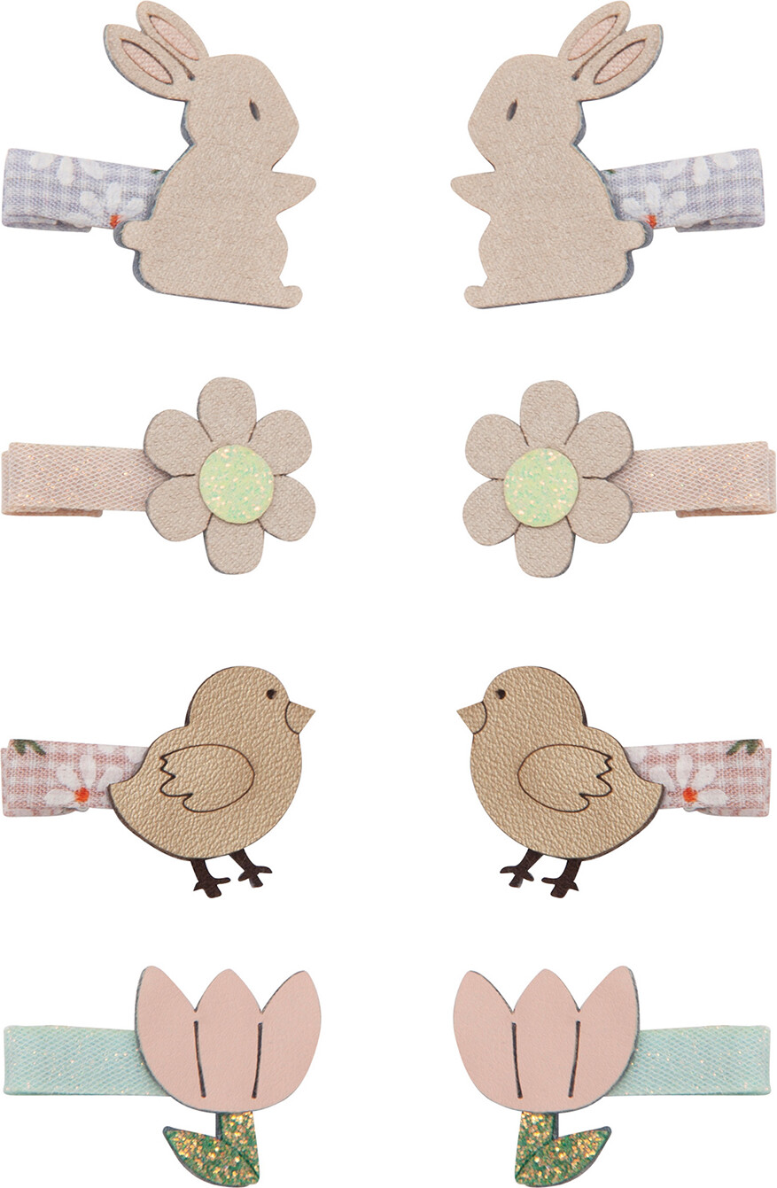 Hårclips Til Børn - Mini Påske - Mimi & Lula - 8 Stk.