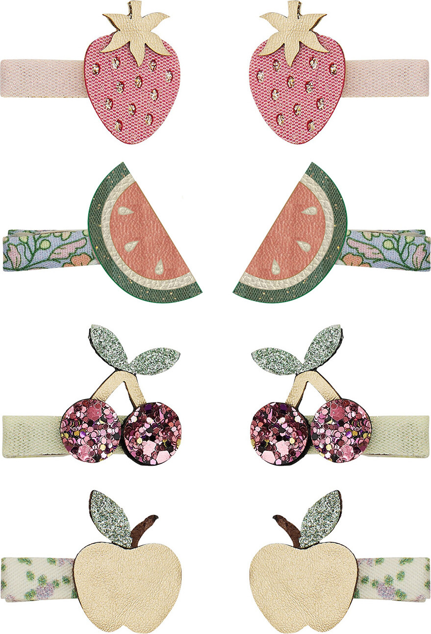Mimi & Lula Hårspænder - 8-pak - Mini Fruit Salad Spring on the