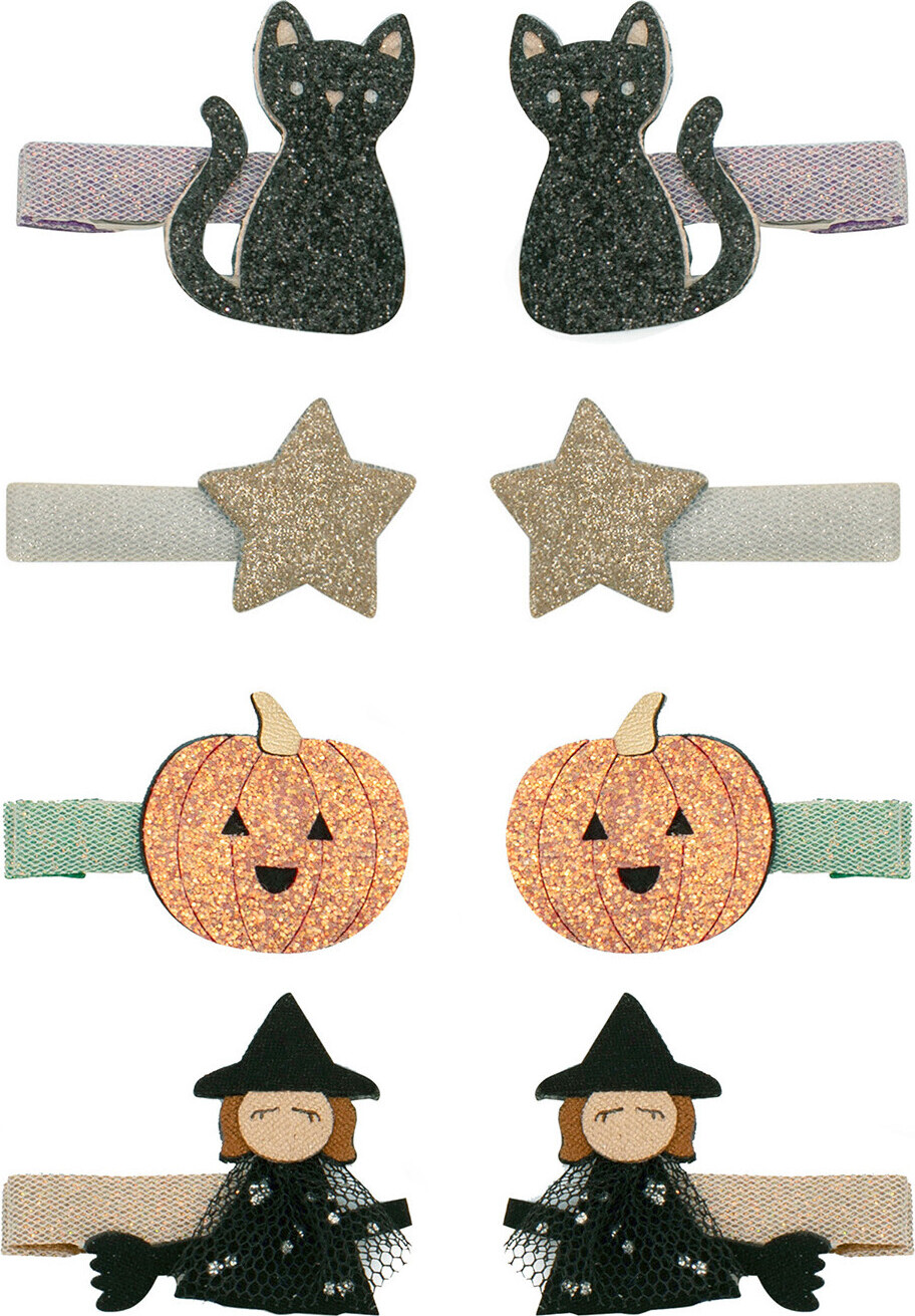 8 Hårclips Til Børn - Mini Halloween - Mimi & Lula