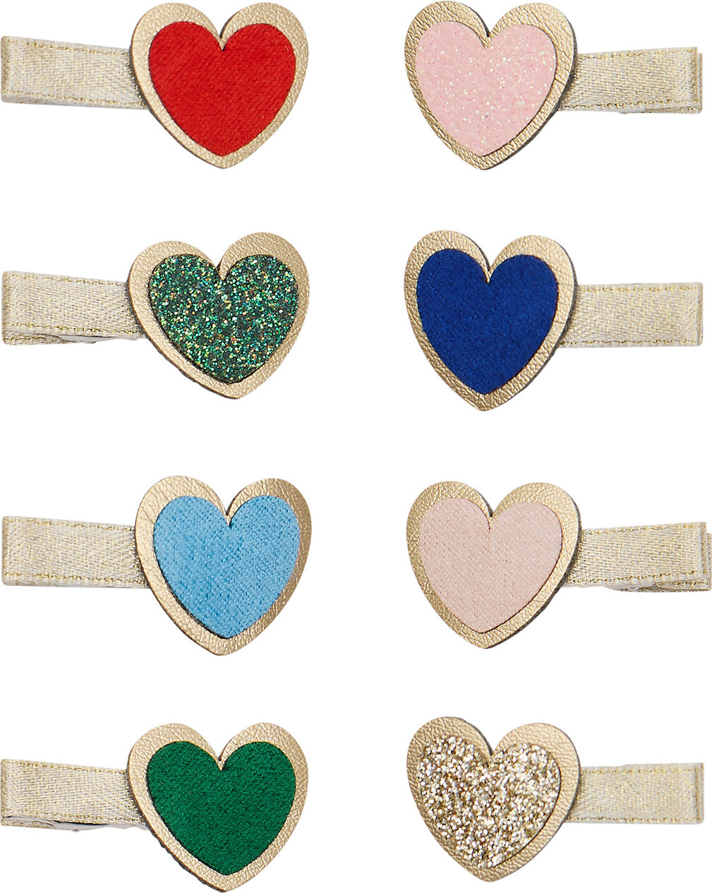 Mimi & Lula Hårspænder - 8-pak - Mini Heartbeam