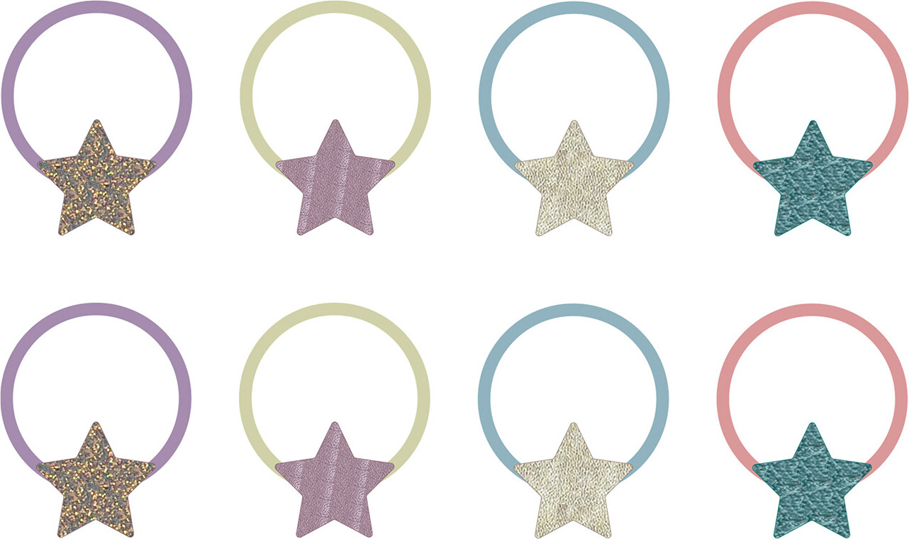 Mimi & Lula Hårelastikker - 8-pak - Mini Stellina My Little Unic